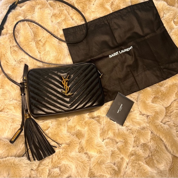 Saint Laurent Lou Medium Camera Monogram YSL Calf Crossbody Bag - Picture 2 of 16